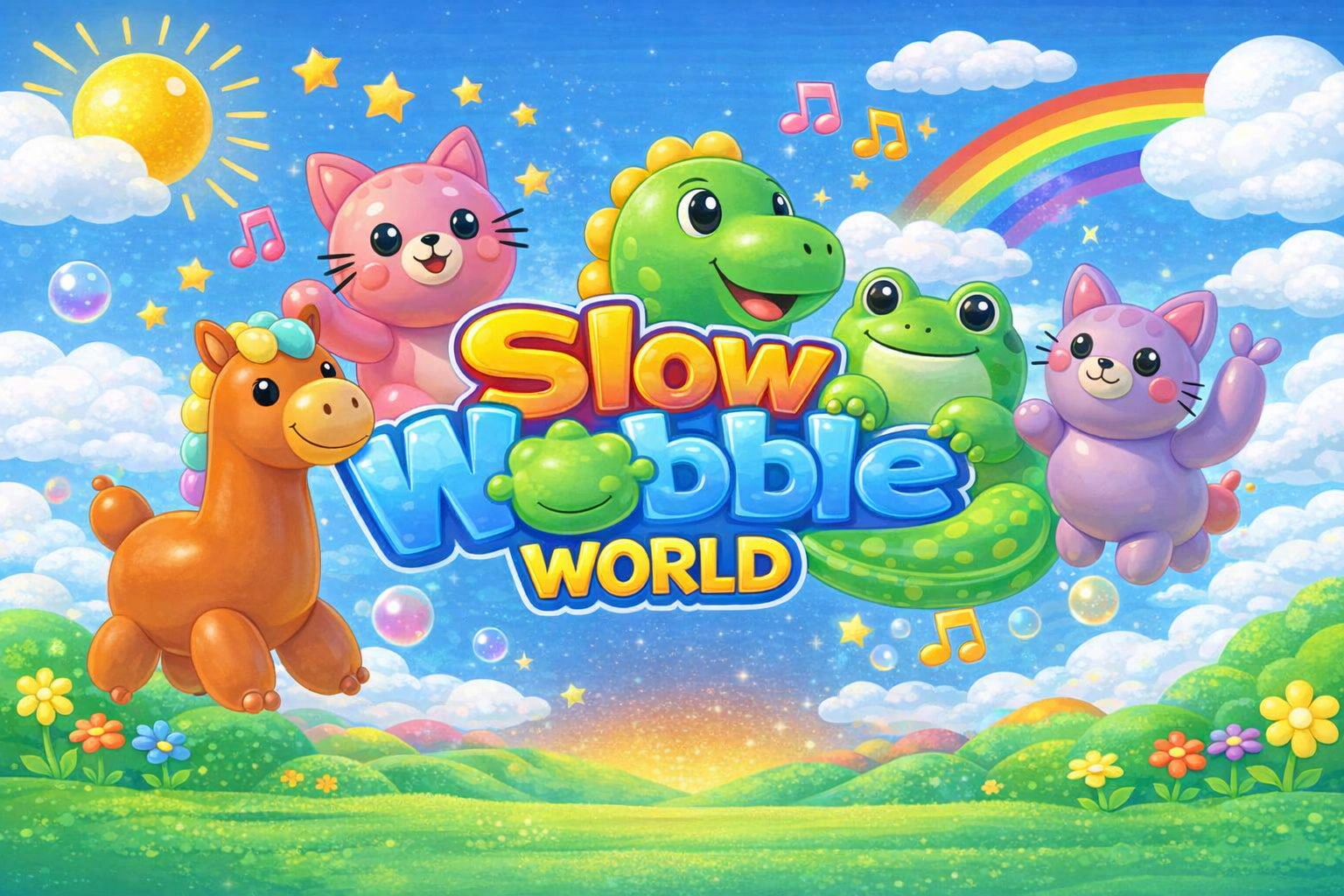 Slow Wobble World website design project